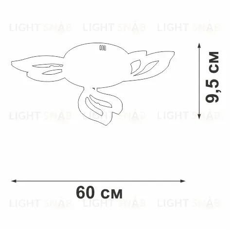 Потолочная люстра Vitaluce V3893-0/3PL V3893-0/3PL