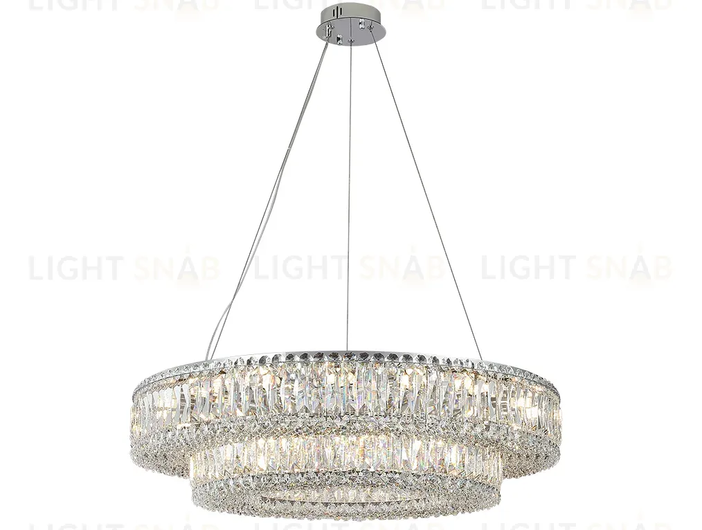 Подвесная люстра Newport 8450+28/S chrome М0070080 8450+28/S chrome