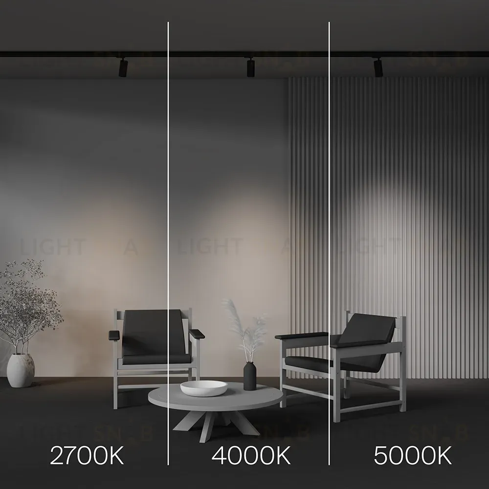 Трековый трехфазный светильник Maytoni Technical Three phase track system Trinity Focus Led TR197-3-12WCCT-M-B TR197-3-12WCCT-M-B