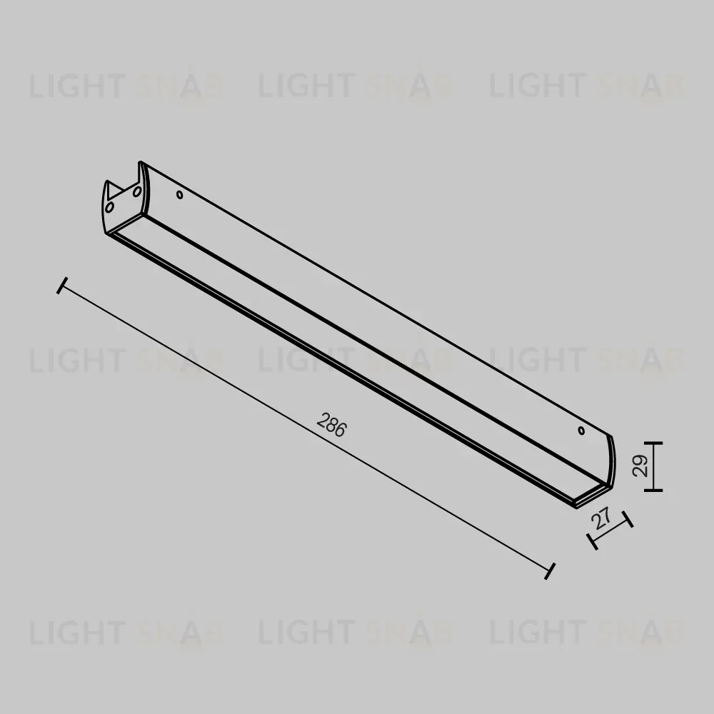 Трековый магнитный светильник Maytoni Basis TR161-1-16W3K-B TR161-1-16W3K-B