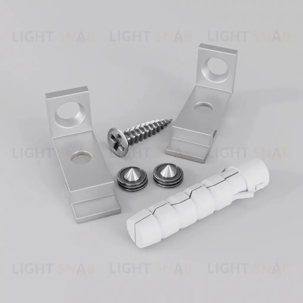 Комплект креплений для радиусного профиля с боковым свечением (2 шт.) Maytoni Led strip ALM-3535R-1MT ALM-3535R-1MT