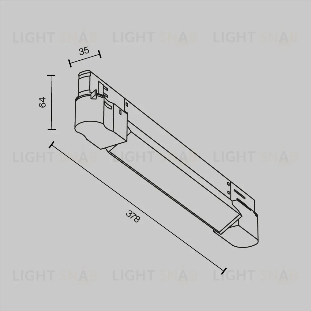 Трековый трехфазный светильник Maytoni Basis TR196-3-10W2.7K-W TR196-3-10W2.7K-W