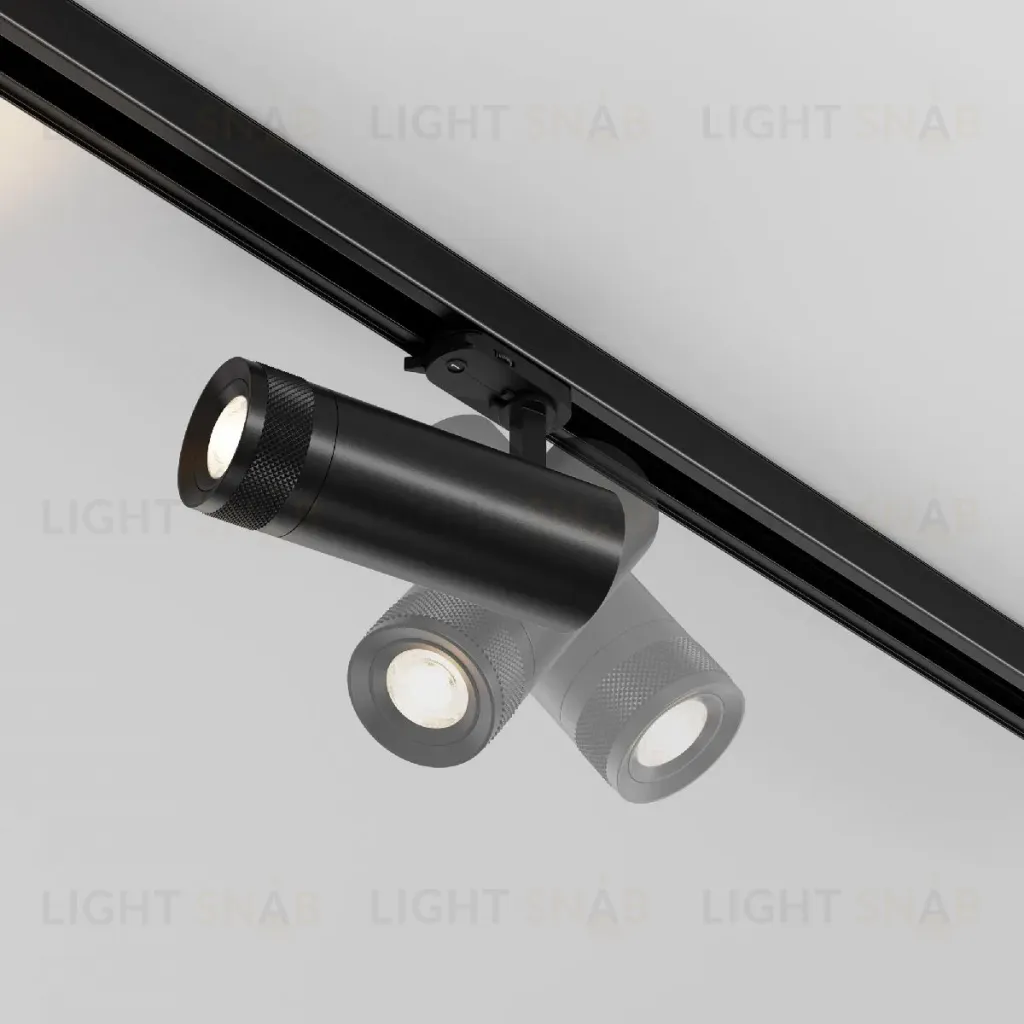 Трековый трехфазный светильник Maytoni Focus Zoom TR198-3-20W2.7K-Z-B TR198-3-20W2.7K-Z-B