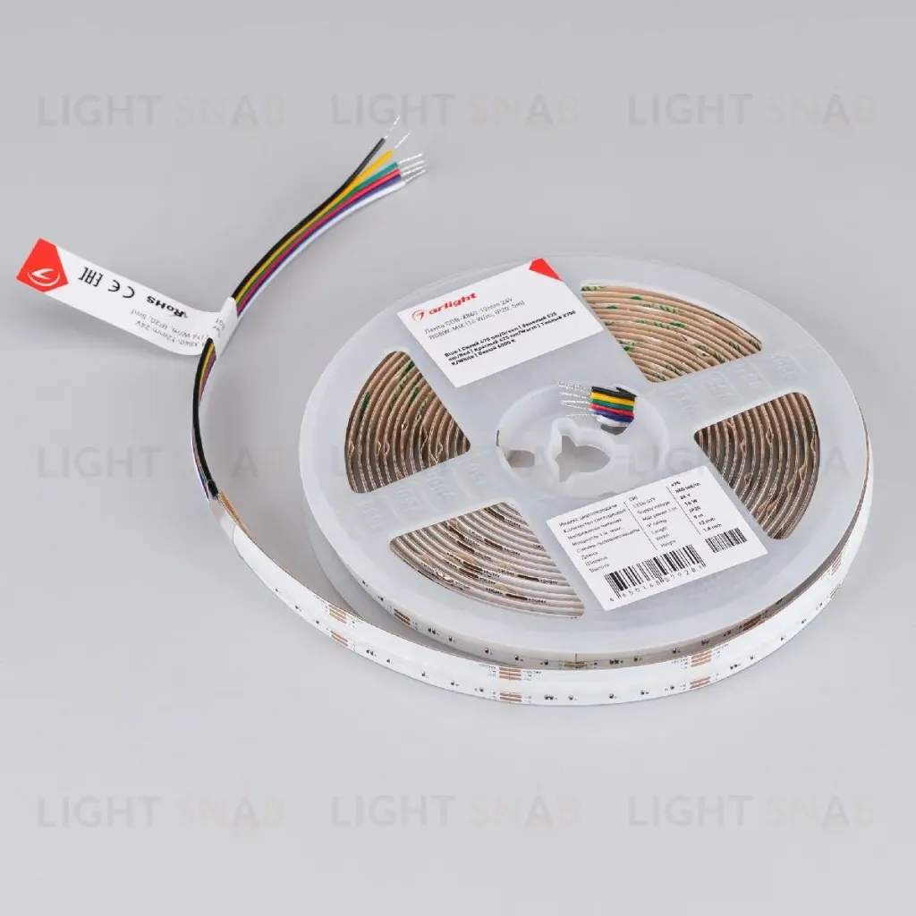 Светодиодная лента Arlight CSP-X840-12mm 24V RGBW-MIX (16 W/m, IP20, 5m) 048945 048945