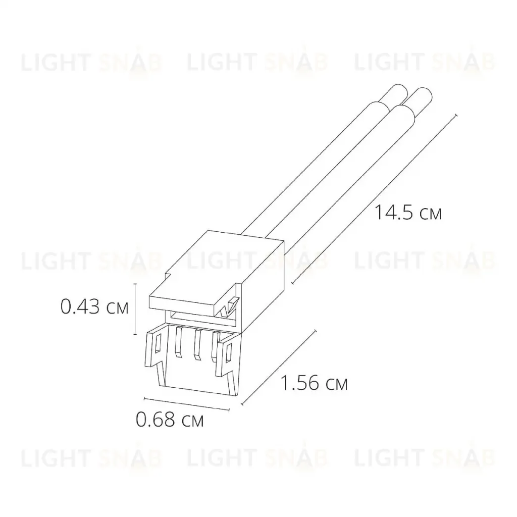 Коннектор для ввода питания Arte Lamp Strip-accessories A30-05-1CCT A30-05-1CCT