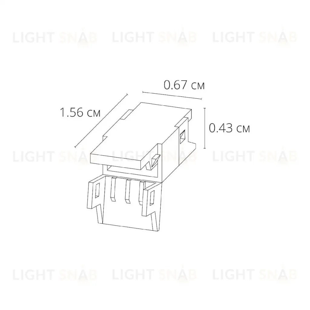 Коннектор токопроводящий Arte Lamp Strip-accessories A32-05-1CCT A32-05-1CCT