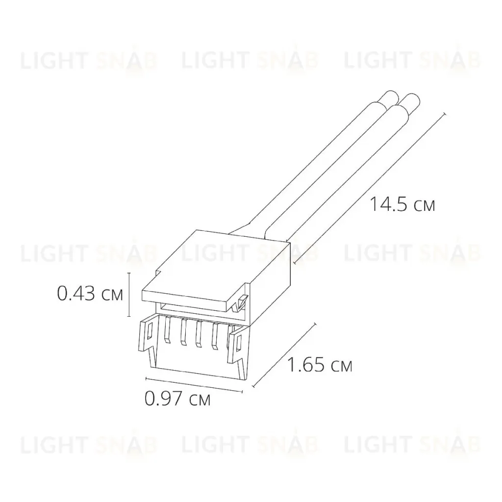 Коннектор для ввода питания Arte Lamp Strip-accessories A30-08-1CCT A30-08-1CCT