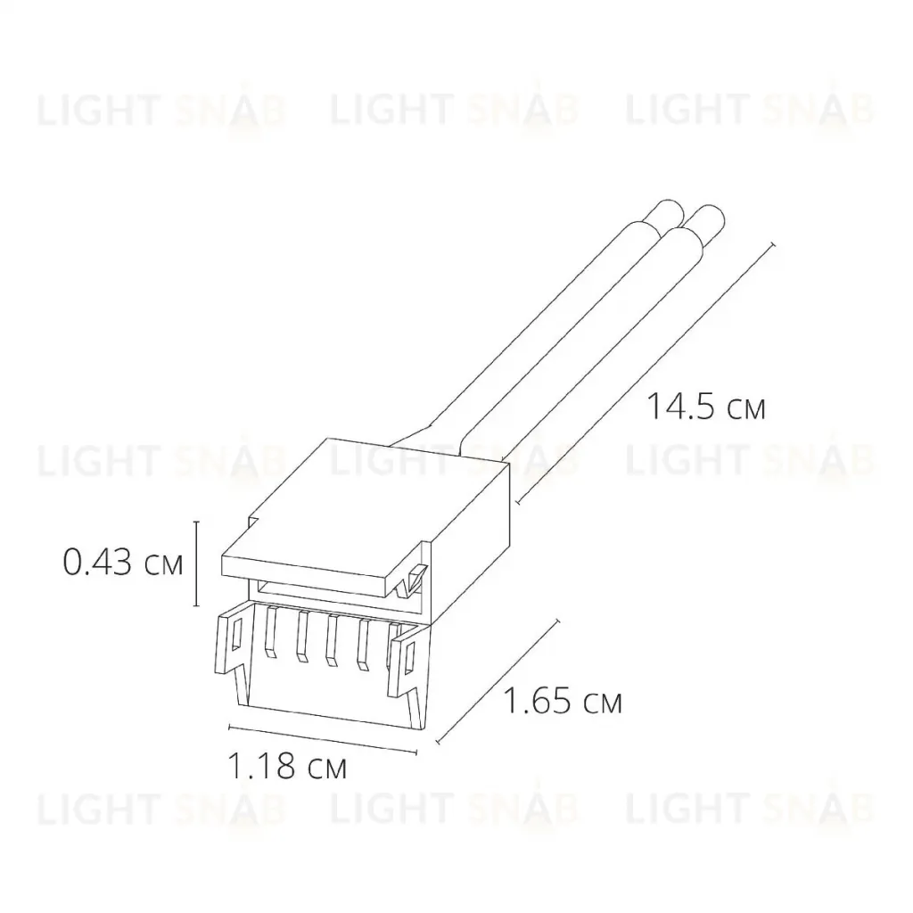 Коннектор для ввода питания Arte Lamp Strip-accessories A30-10-1CCT A30-10-1CCT