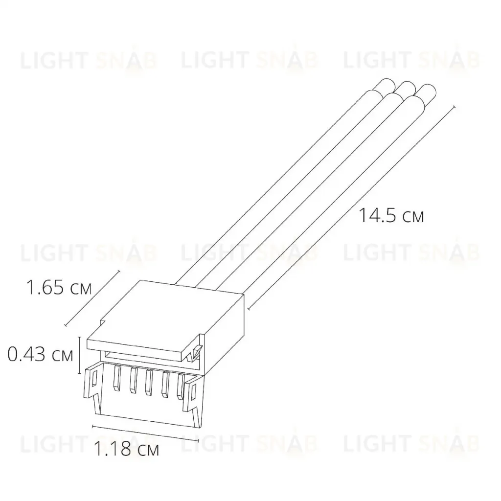 Коннектор для ввода питания Arte Lamp Strip-accessories A30-12-RGBW A30-12-RGBW