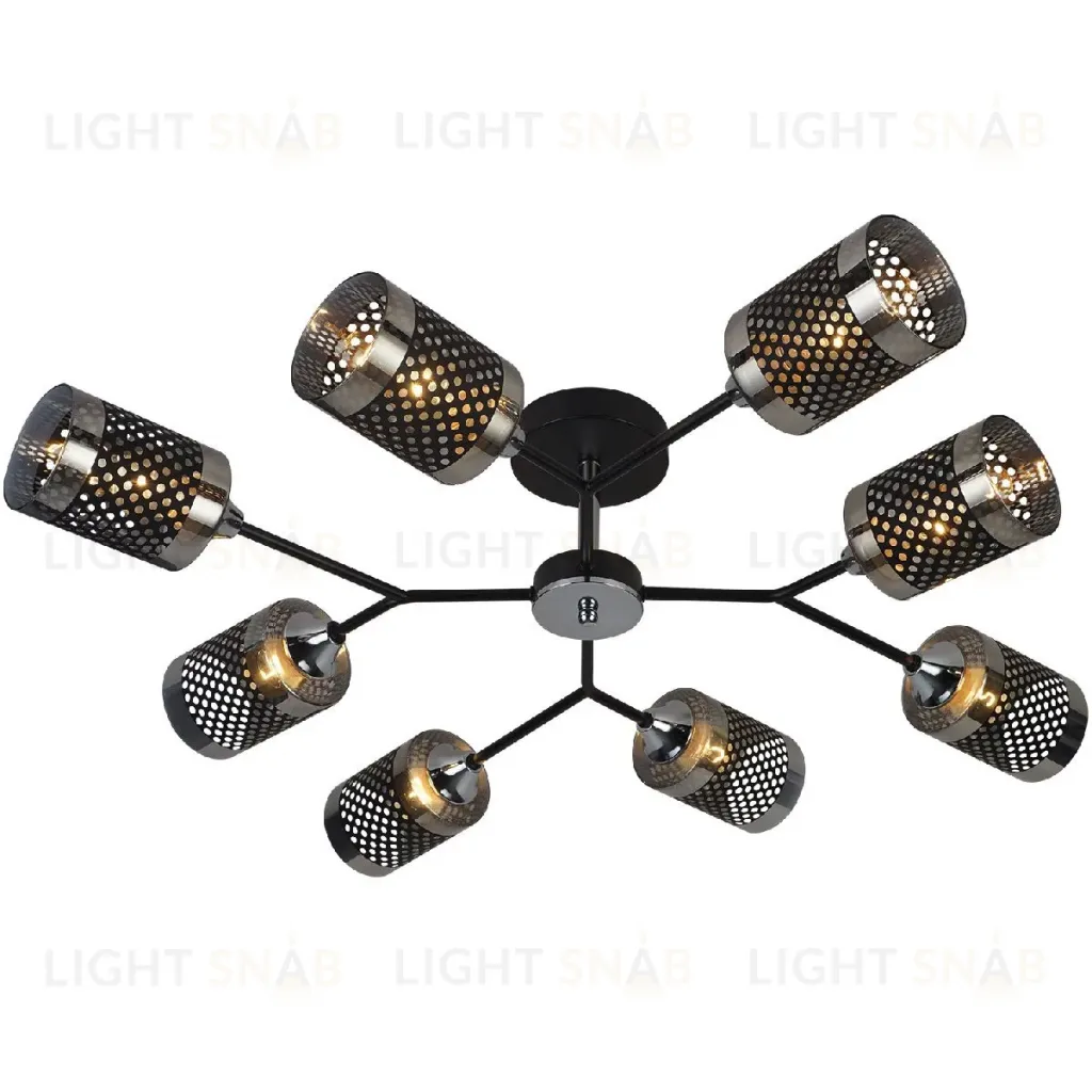 Люстра на штанге Reluce 01405-3.3-08B BK+CR 01405-3.3-08B BK+CR