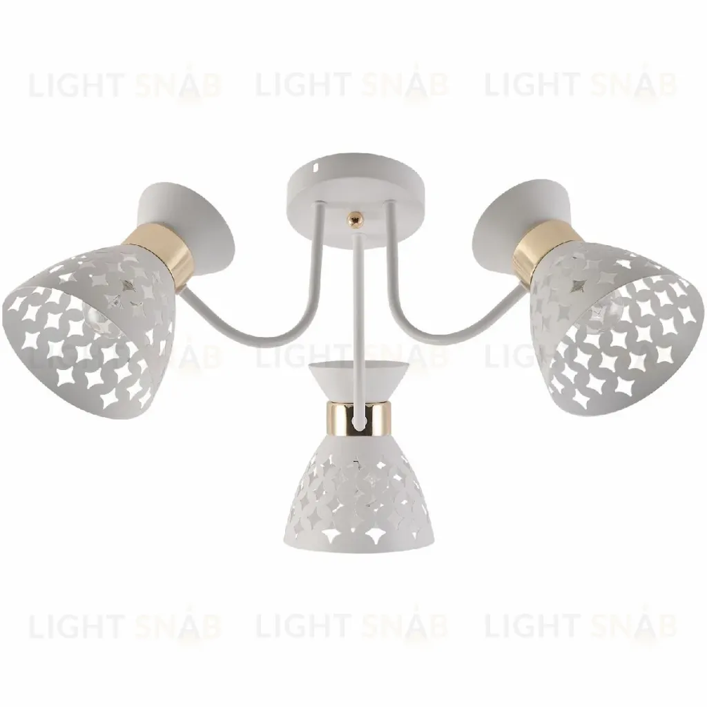 Потолочная люстра Reluce 01579-3.3-03 WH+FGD 01579-3.3-03 WH+FGD