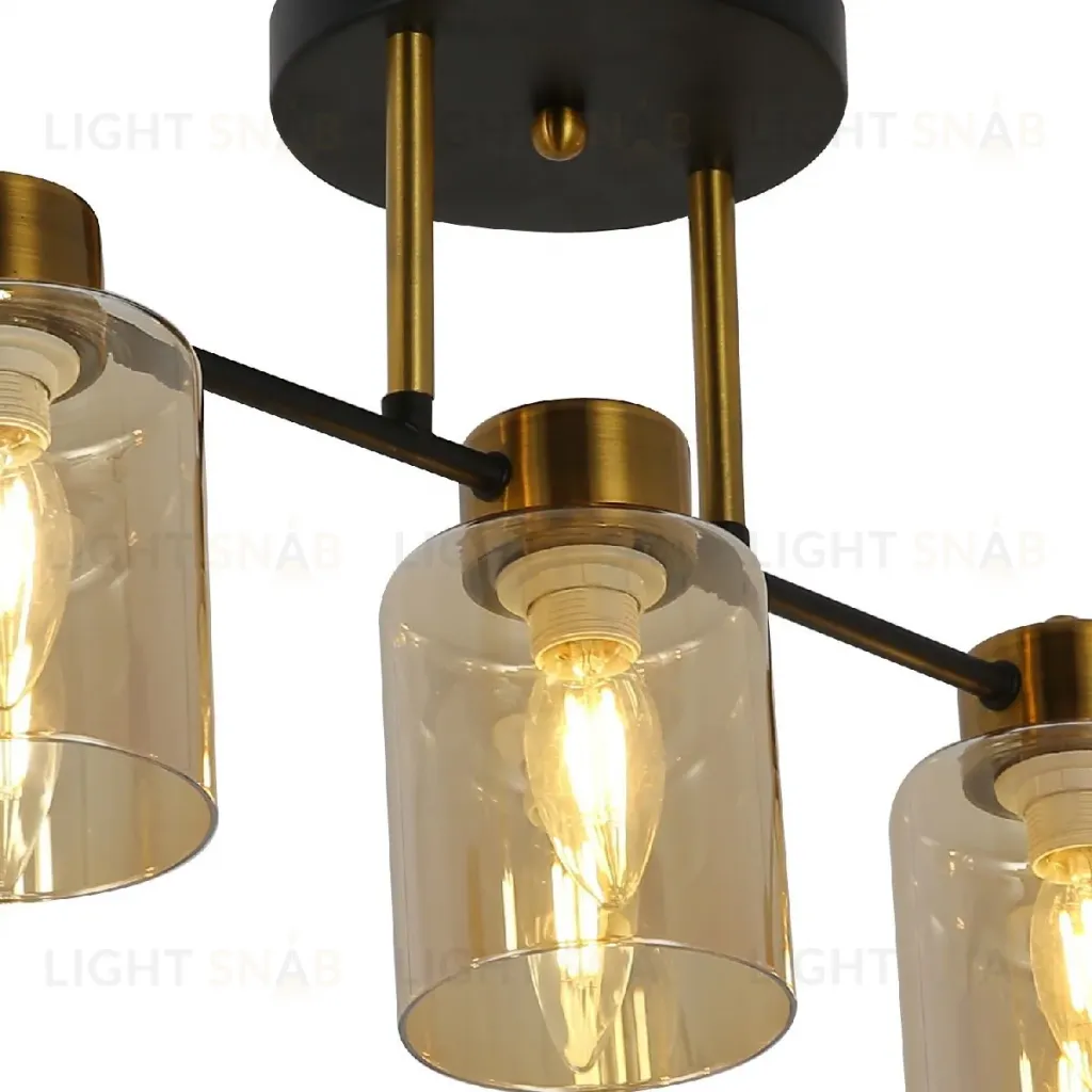 Потолочная люстра Illumico IL6111-5COU-79 BK GD Qui IL6111-5COU-79 BK GD Qui