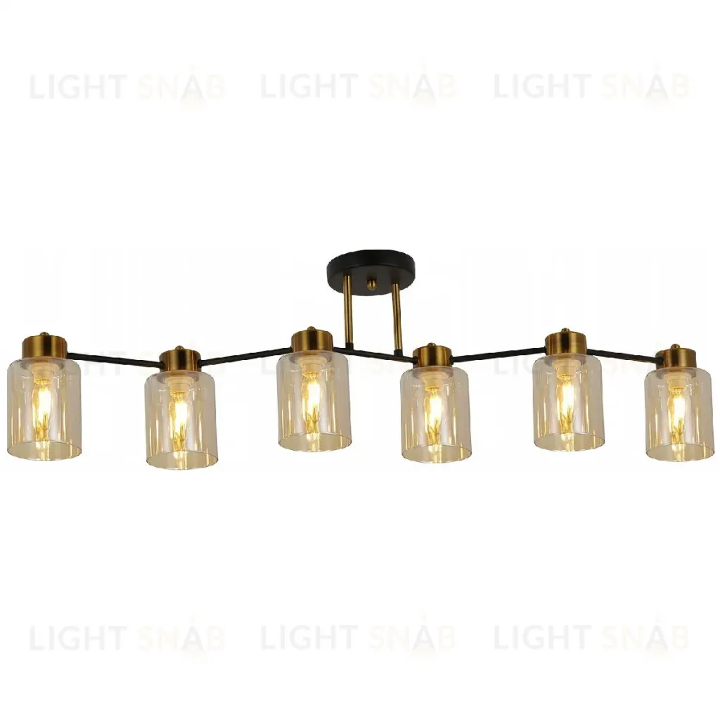 Потолочная люстра Illumico IL6111-6COU-79 BK GD Qui IL6111-6COU-79 BK GD Qui