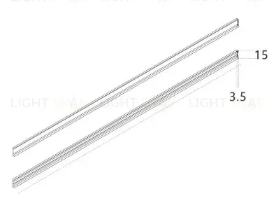 Гибкий шинопровод Italline Fantom IT010-4010 black IT010-4010 black
