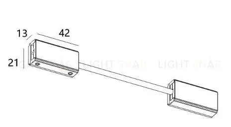 Коннектор гибкий угловой Italline Fantom IT010-4012 black IT010-4012 black