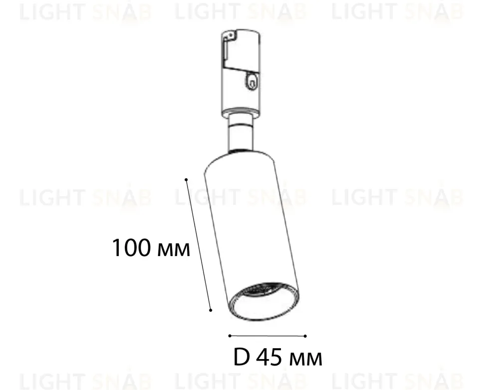 Трековый светильник Italline Fantom IT010-4018 gold 3000K IT010-4018 gold 3000K