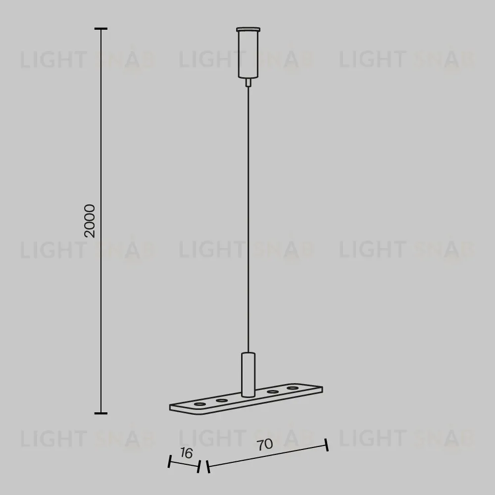 Тросовый подвес Maytoni Basity TRA172SW-R-1B TRA172SW-R-1B