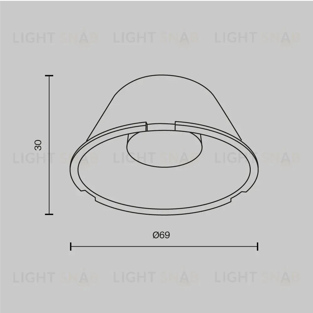 Линза Maytoni Focus Led LensD69-60 LensD69-60