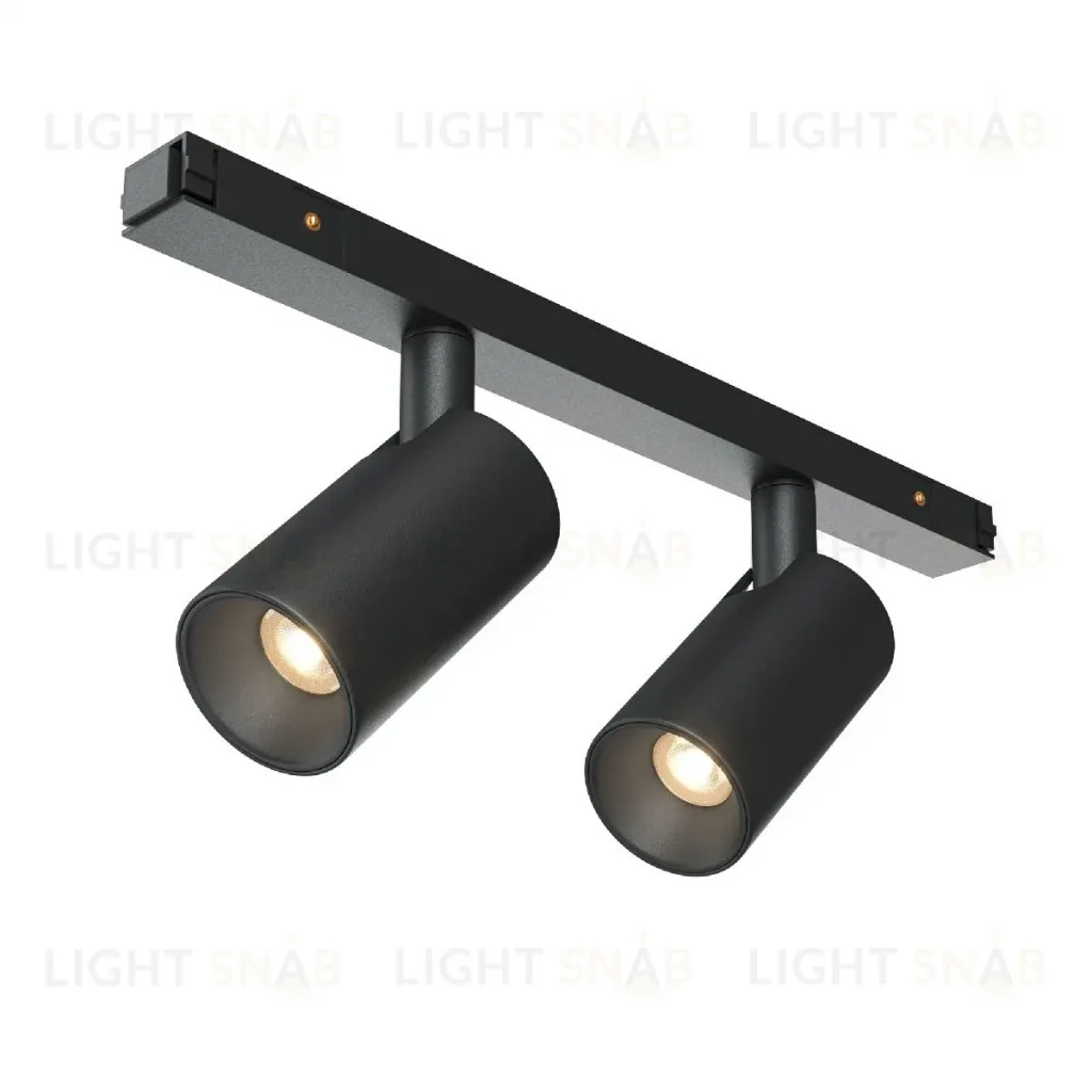 Трековый магнитный светильник Maytoni Focus Duo TR176-1-2X5WTW-M-B TR176-1-2X5WTW-M-B