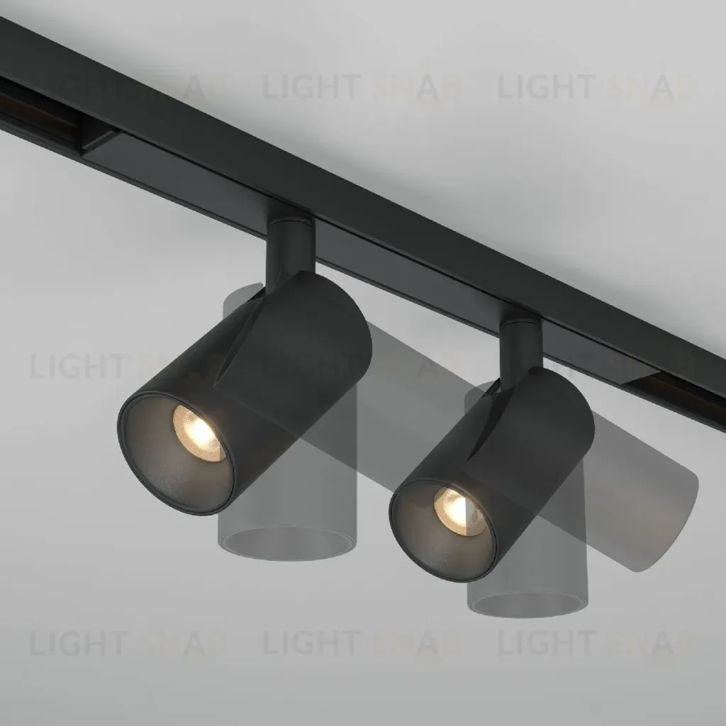 Трековый магнитный светильник Maytoni Focus Duo TR176-1-2X5WTW-M-B TR176-1-2X5WTW-M-B