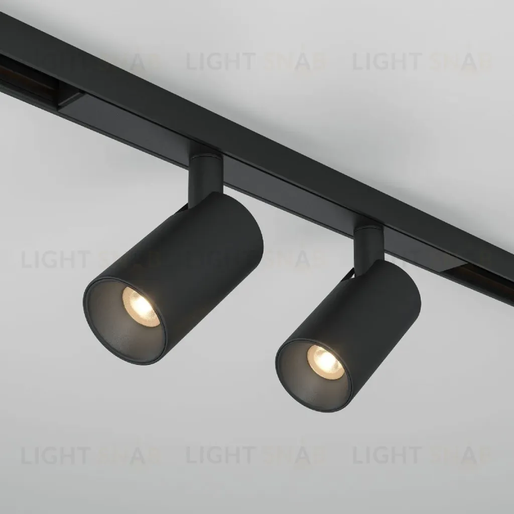 Трековый магнитный светильник Maytoni Focus Duo TR176-1-2X5WTW-M-B TR176-1-2X5WTW-M-B