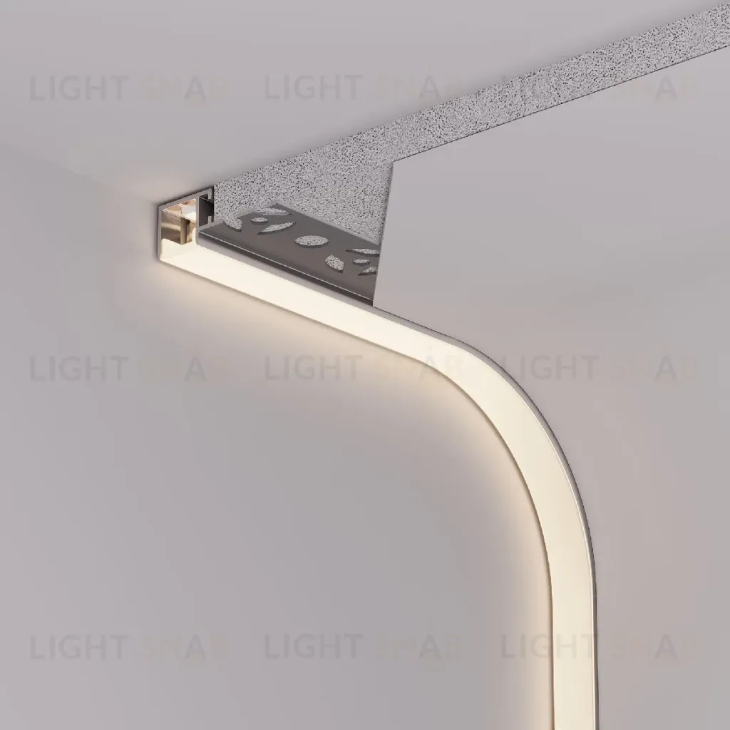 Профиль Arlight FANTOM-BENT-W12-TOP-EDGE-2000 ANOD 040328(1) 040328(1)