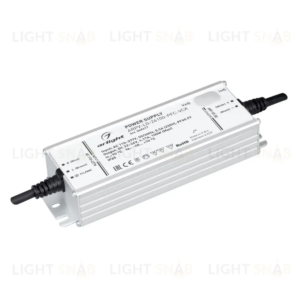 Блок питания Arlight ARPV-LG-24100-PFC-VCA (22-26V, 4.17A, 100W) 049617 049617