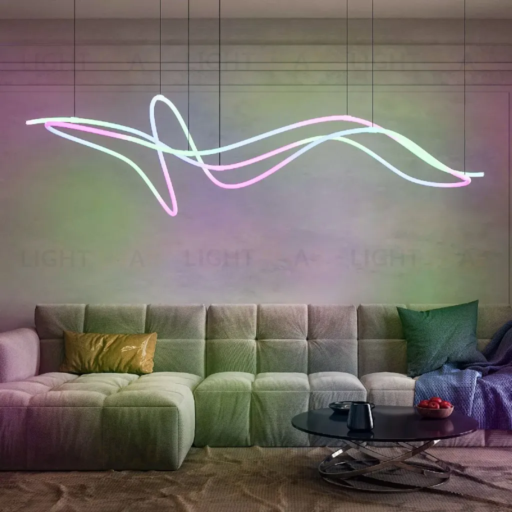 Светодиодная герметичная лента Arlight SPI-MOONLIGHT-TOP-G180-D40mm 12V RGB 360deg (21.6 W/m, IP65, 5m, wire x1) 048828 048828