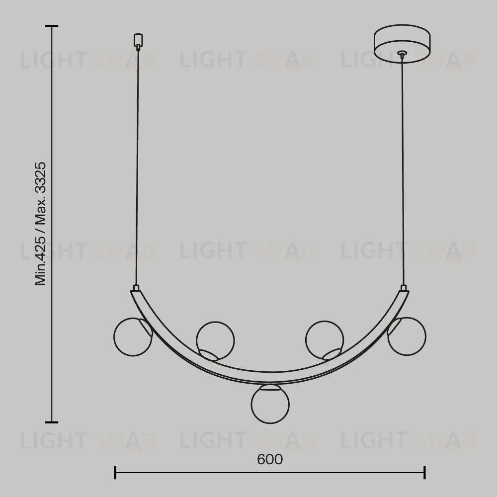 Подвесная люстра Maytoni Ambre MOD331PL-L12BS3K MOD331PL-L12BS3K
