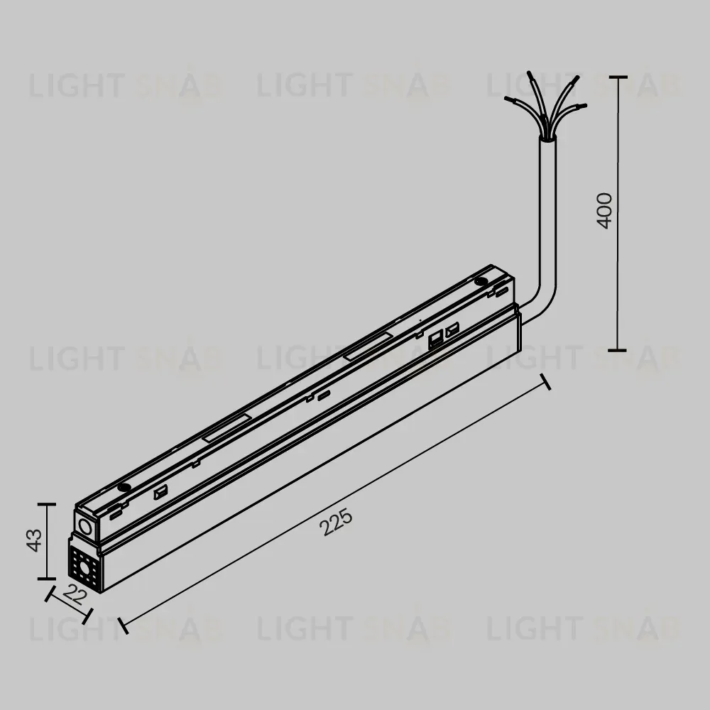 Блок питания встраиваемый Exility 48В, 100Вт Maytoni Power Supply Exility TRA034DR-100W-DD-W TRA034DR-100W-DD-W