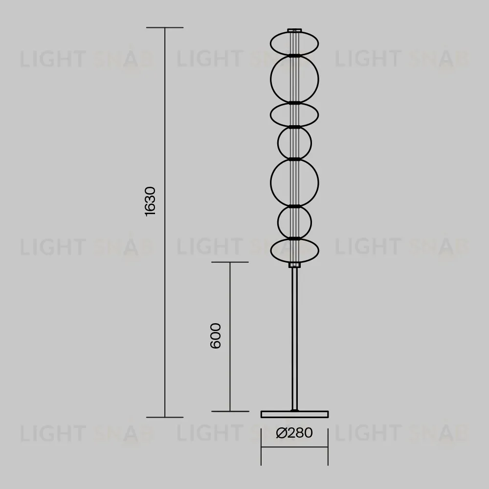 Торшер Maytoni Futuro MOD307FL-L40BS3K MOD307FL-L40BS3K