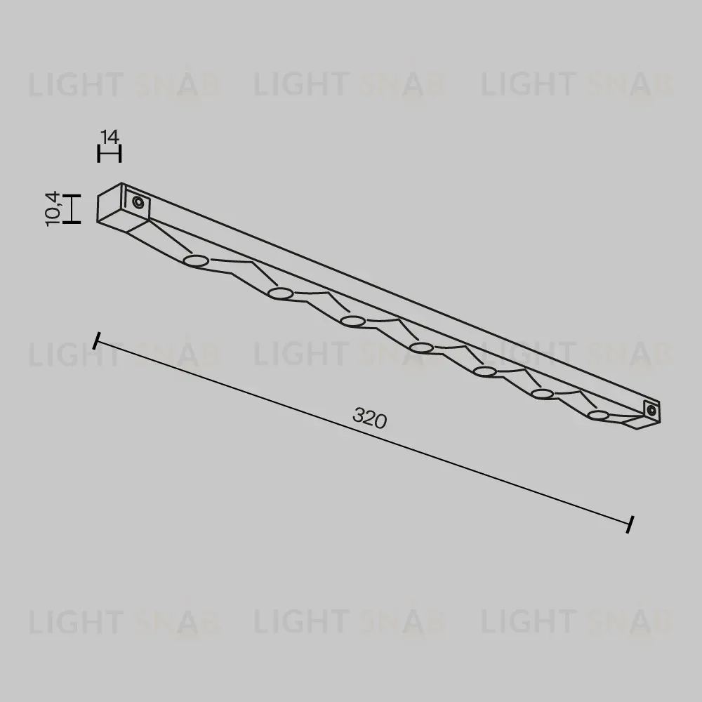 Трековый магнитный светильник Maytoni Spiky TR175-1-12WTW-M-B TR175-1-12WTW-M-B
