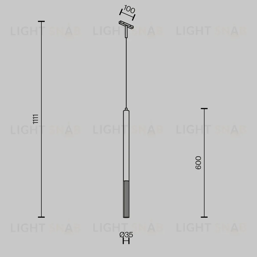 Трековый магнитный светильник Maytoni Focus Led TR179-1-5WTW-M-B TR179-1-5WTW-M-B