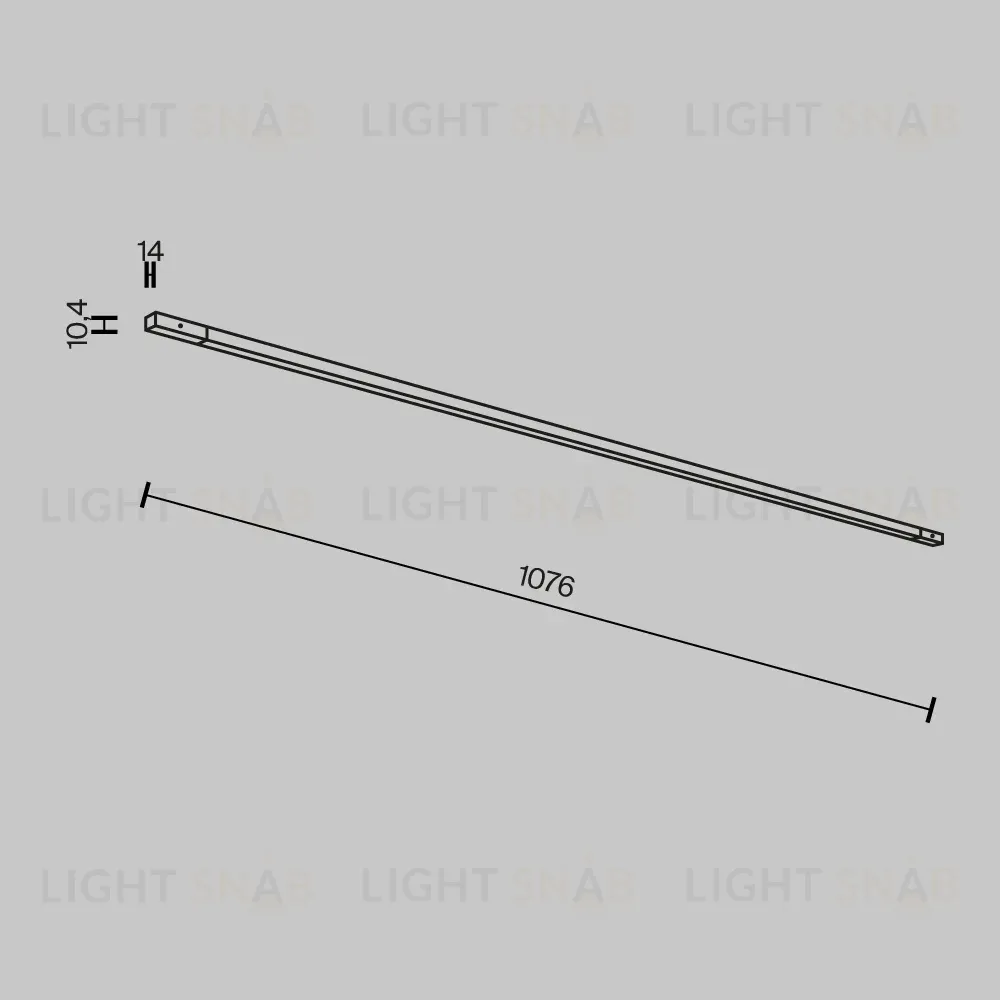 Трековый магнитный светильник Maytoni Flex TR180-1-12WTW-B TR180-1-12WTW-B
