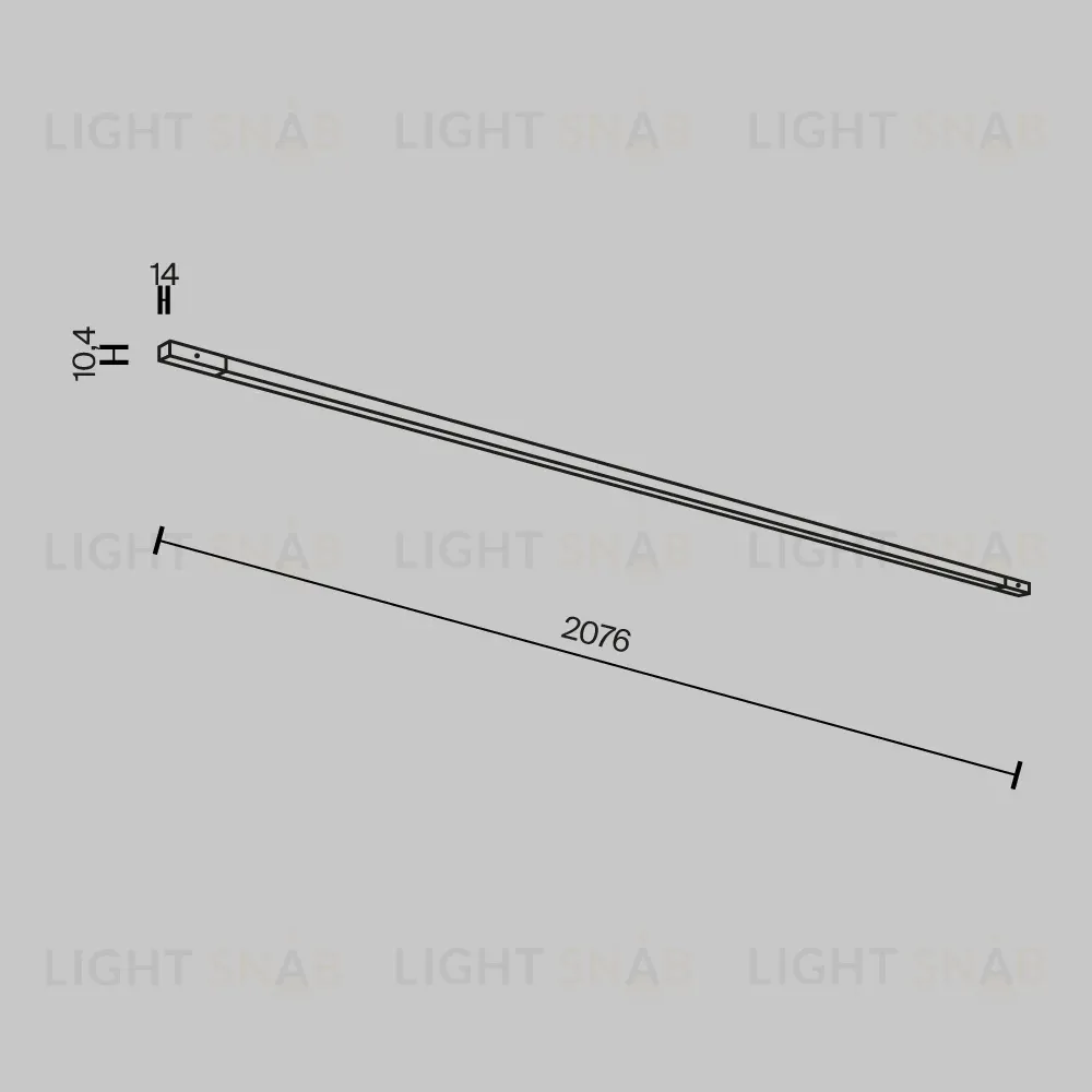 Трековый магнитный светильник Maytoni Flex TR180-1-24WTW-B TR180-1-24WTW-B