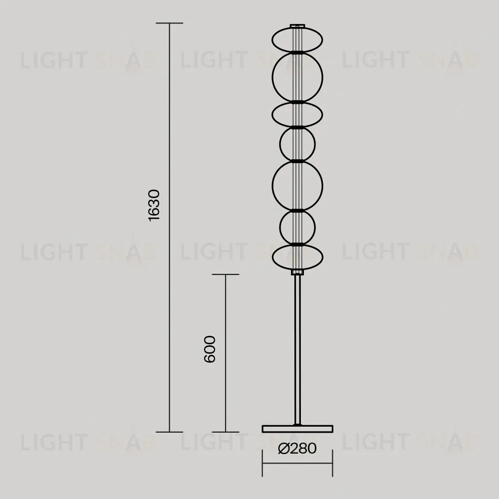Торшер Maytoni Futuro MOD307FL-L40B3K MOD307FL-L40B3K