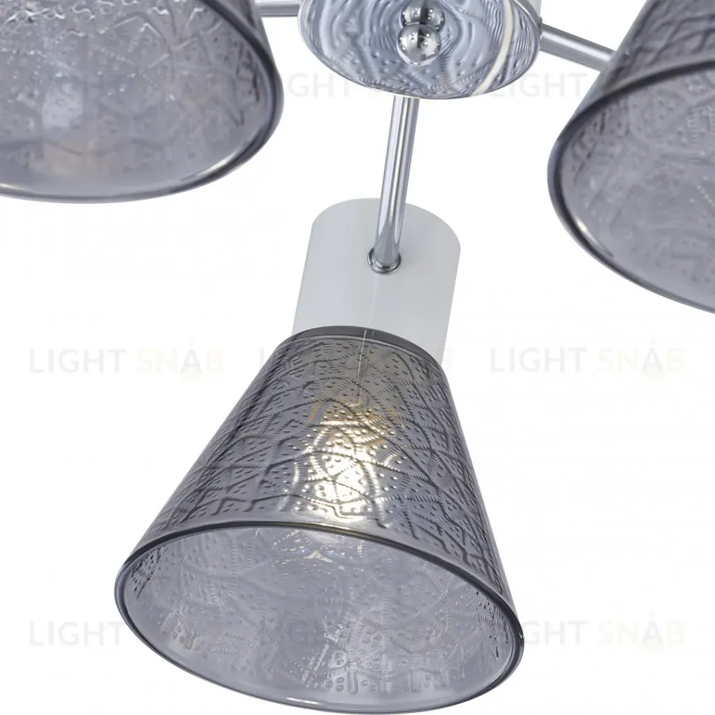 Люстра на штанге Arte Milano Napoli 322408/5 CR+WH 322408/5 CR+WH