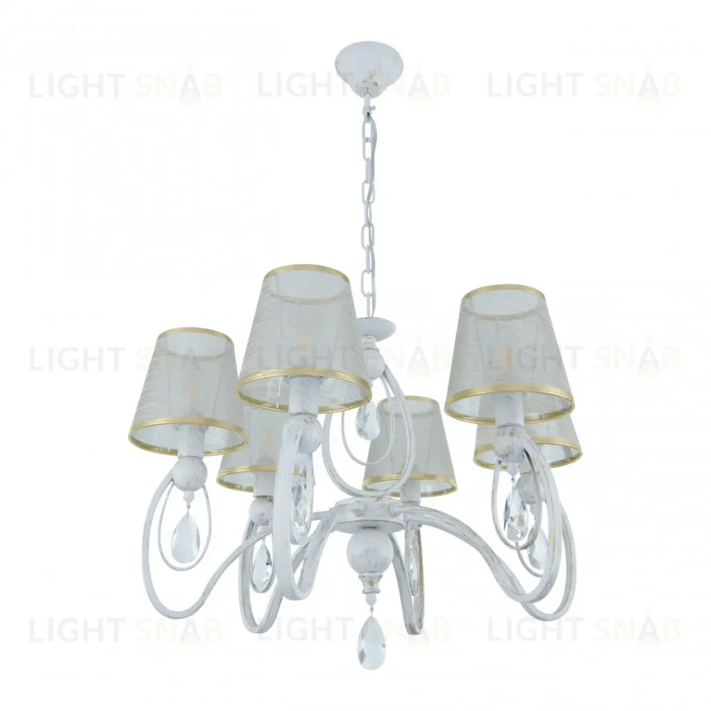 Подвесная люстра Arte Milano 347203/6 WT+G 347203/6 WT+G