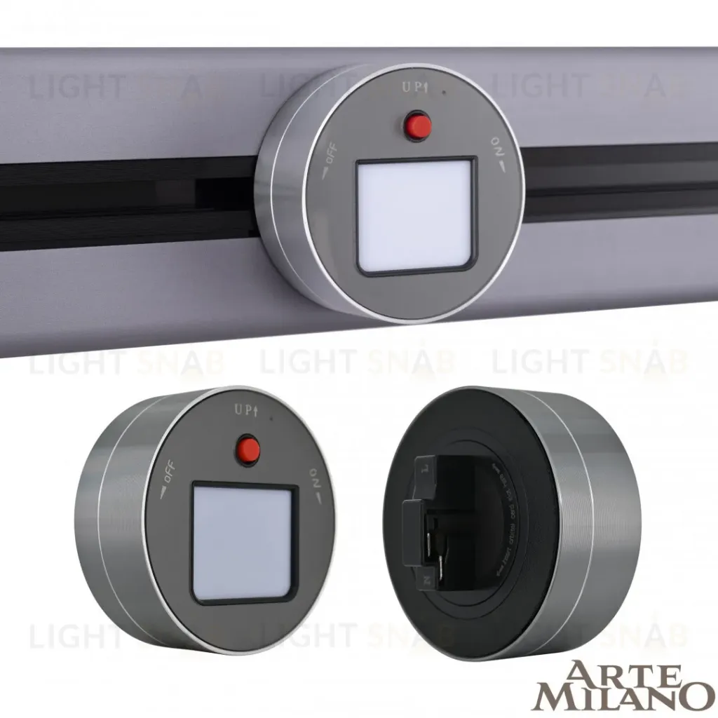 Трековая подсветка Arte Milano Am-track-sockets 380011TL/Light Grey 380011TL/Light Grey
