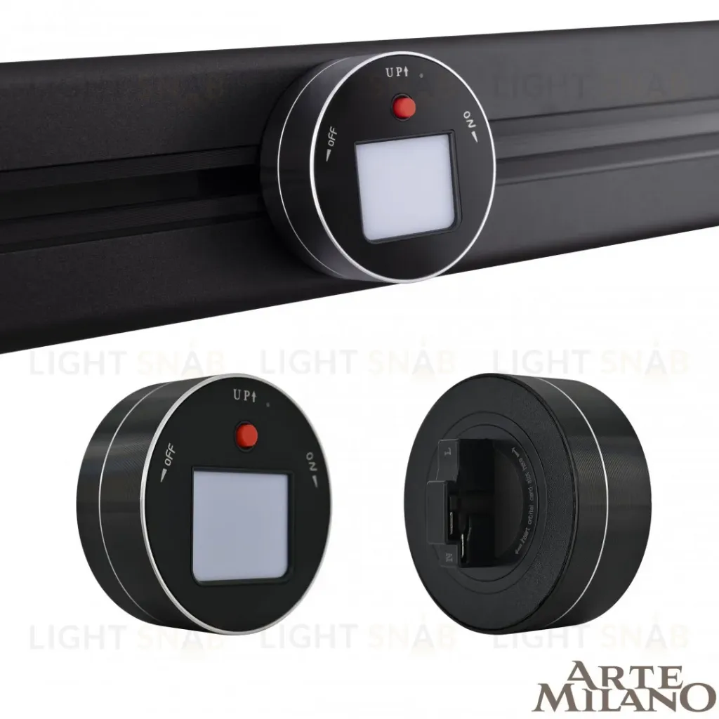 Трековая подсветка Arte Milano Am-track-sockets 380011TL/Light Black 380011TL/Light Black