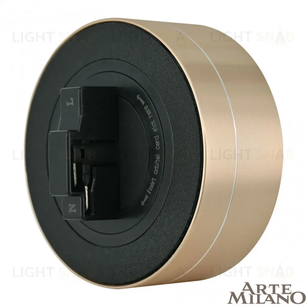 Трековая подсветка Arte Milano Am-track-sockets 380011TLS/LWS Gold 380011TLS/LWS Gold