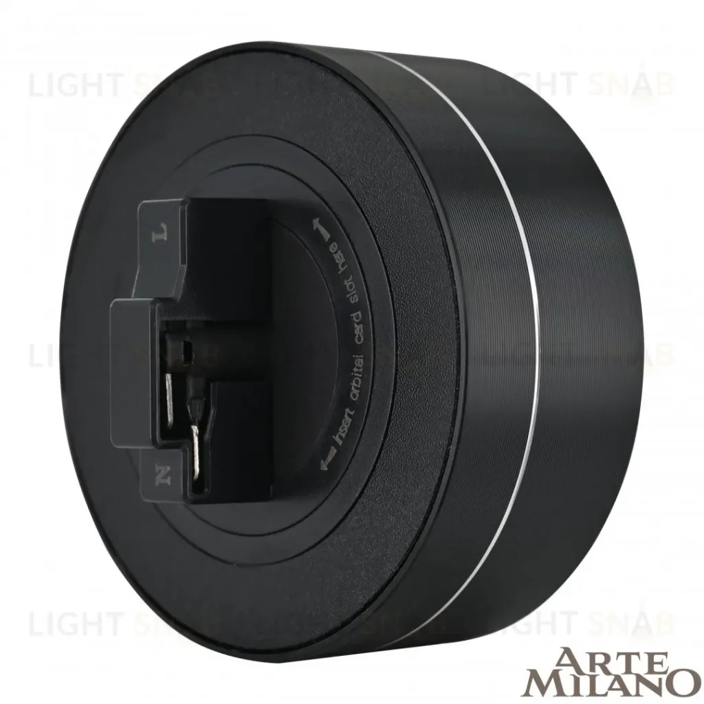 Трековая подсветка Arte Milano Am-track-sockets 380011TLS/LWS Black 380011TLS/LWS Black