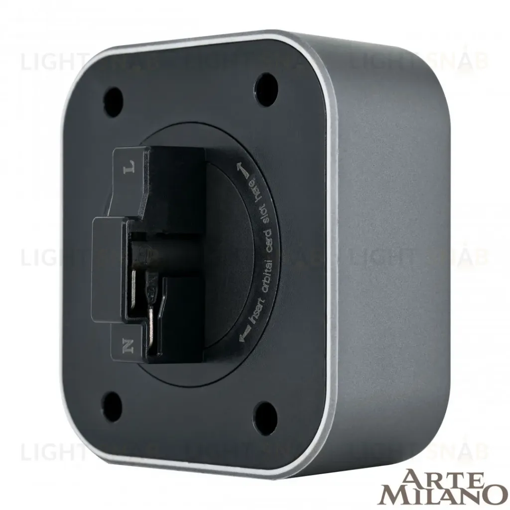 Трековая подсветка Arte Milano Am-track-sockets 380022TLS/LWS Grey 380022TLS/LWS Grey