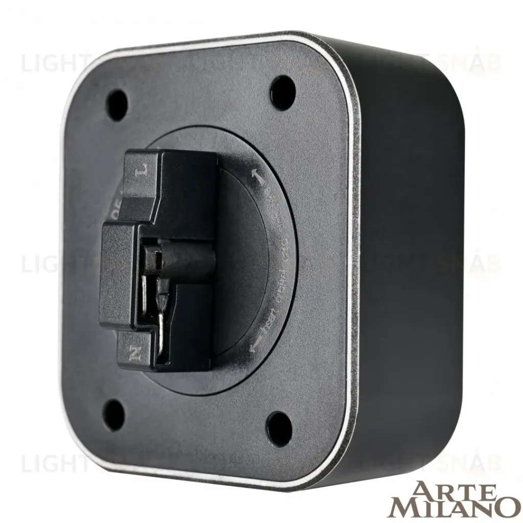 Трековая подсветка Arte Milano Am-track-sockets 380022TLS/LWS Black 380022TLS/LWS Black