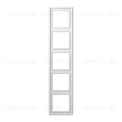 Рамка пятиместная Jung LS985WW LS985WW
