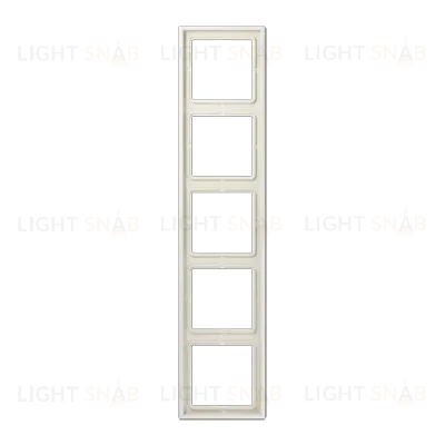 Рамка пятиместная Jung LS985W LS985W