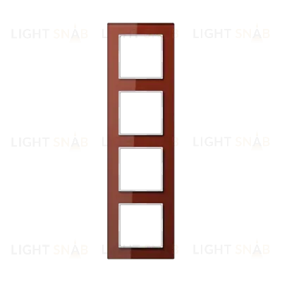 Рамка четырехместная Jung AC584GLRT AC584GLRT