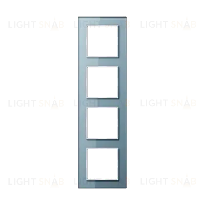 Рамка четырехместная Jung AC584GLBLGR AC584GLBLGR