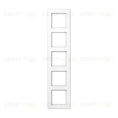 Рамка пятиместная Jung AC585WW AC585WW