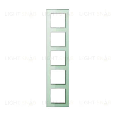 Рамка пятиместная Jung AC585GLWMT AC585GLWMT